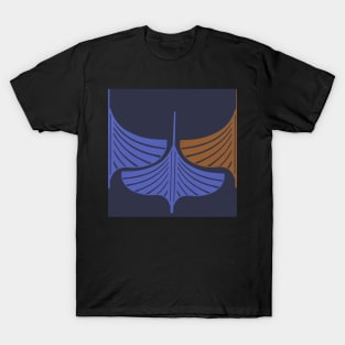 Viking Longship Blue T-Shirt